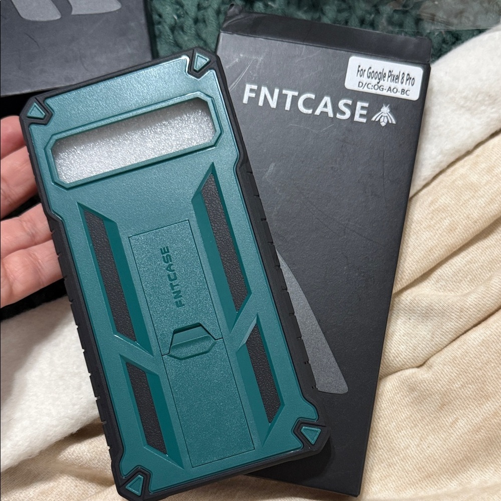 Teal and Black Phone Case for Google Pixel 8 Pro